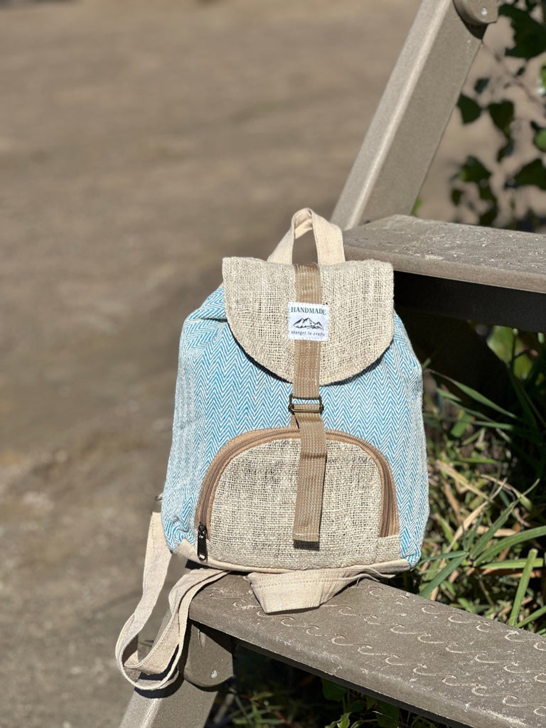 hemp mini backpack HEMP COTTON MINI BACKPACK DAYPACK – Shangri-La Crafts and Gifts