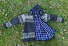 Wool hand-knitted fleece lined Jacket -Free shipping