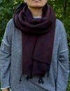 HIMALAYAN YAK WOOL SHAWL / WRAP - 75"X32"