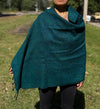 HIMALAYAN YAK WOOL SHAWL / WRAP - 75"X32"