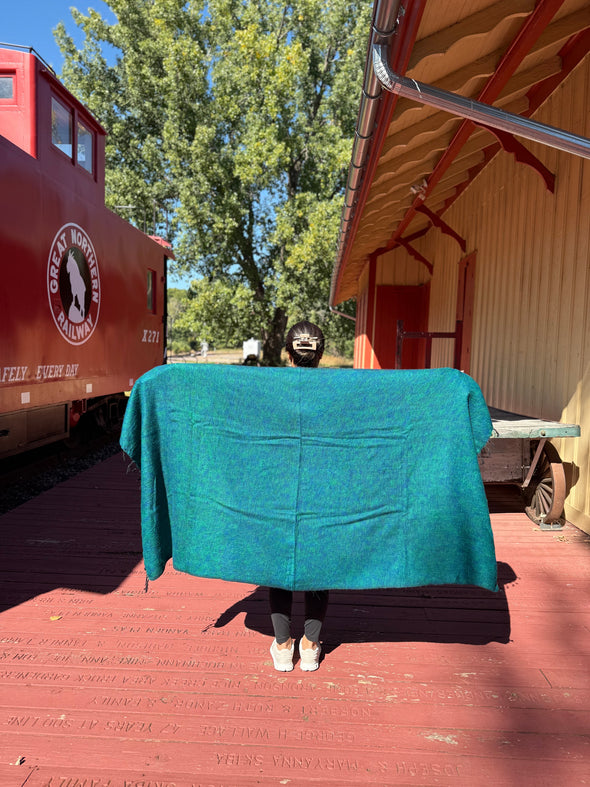 HIMALAYAN YAK WOOL SHAWL / WRAP - 82"X39"