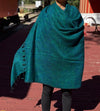 HIMALAYAN YAK WOOL SHAWL / WRAP - 82"X39"