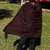 HIMALAYAN YAK WOOL SHAWL / WRAP - 82"X39"