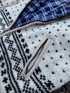 Wool hand-knitted fleece lined Jacket -Free shipping