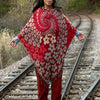 HIMALAYAN YAK WOOL PONCHO, HANDMADE IN NEPAL