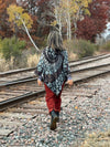 HIMALAYAN YAK WOOL PONCHO, HANDMADE IN NEPAL