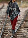 HIMALAYAN YAK WOOL PONCHO, HANDMADE IN NEPAL
