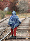 HIMALAYAN YAK WOOL PONCHO, HANDMADE IN NEPAL