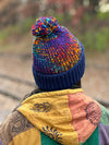 HIMALAYAN HANDKNITTED WOOL MITTEN/HAT WITH FLEECE LINING