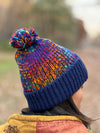 HIMALAYAN HANDKNITTED WOOL MITTEN/HAT WITH FLEECE LINING