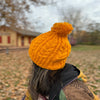 HIMALAYAN HANDKNITTED WOOL MITTEN/HAT WITH FLEECE LINING