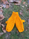 HIMALAYAN HANDKNITTED WOOL MITTEN/HAT WITH FLEECE LINING