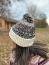 HIMALAYAN HANDKNITTED WOOL MITTEN/HAT WITH FLEECE LINING