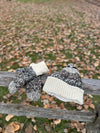 HIMALAYAN HANDKNITTED WOOL MITTEN/HAT WITH FLEECE LINING