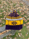 HIMALAYAN HANDKNITTED WOOL MITTEN/HAT WITH FLEECE LINING