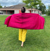 HIMALAYAN YAK WOOL SHAWL / WRAP - 75"X32"