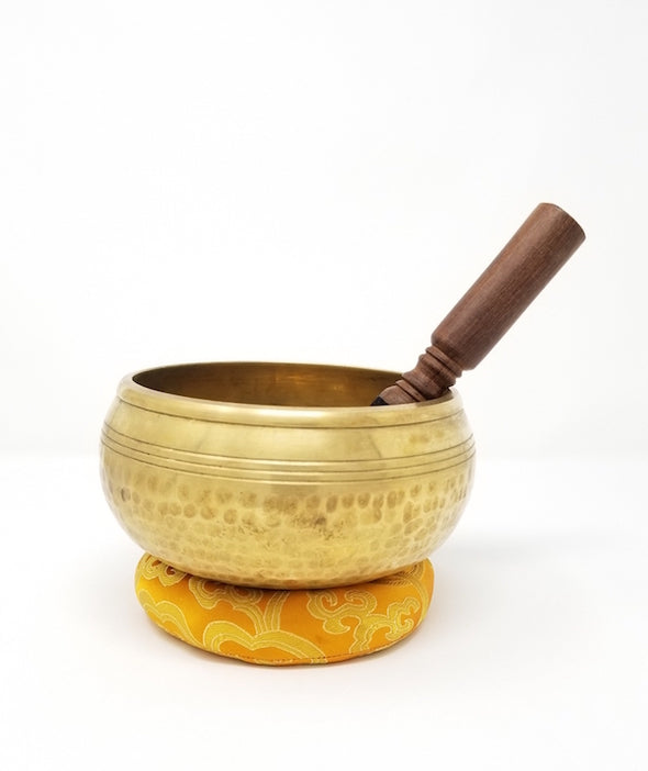 Tibetan Singing Bowl with Double Dorje 5.5"