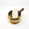 Tibetan Singing Bowl with Double Dorje 5.5"