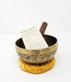 Hand Beaten Tibetan Singing Bowl with Mantra 5.75"