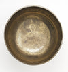 9" TIBETAN SINGING BOWL WITH HAND ETCHED TARA AND MANTRA