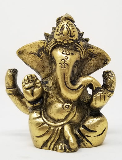 Brass Ganesh 2.5"