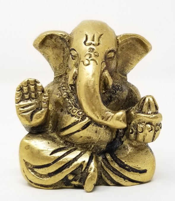 Brass Ganesh Statue 2"