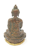 Brass Buddha 6" in Dhyan Mudra