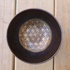 HAND BEATEN TIBETAN SINGING BOWL 6" WITH FLOWER OF LIFE