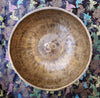 HAND BEATEN TIBETAN SINGING BOWL WITH COMPASSION MANTRA AND OM 9"