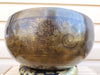 Handmade Tibetan singing bowl with mantra 9"