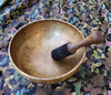 HAND BEATEN TIBETAN SINGING BOWL 9" WITH SEVEN CHAKRA SYMBOL