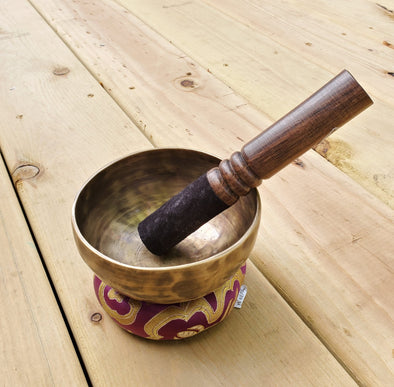 HAND BEATEN TIBETAN SINGING BOWL 4.5"