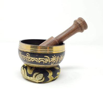 3" Beautiful Hand Painted Tibetan Singing Bowl