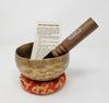 OLD HAND BEATEN TIBETAN SINGING BOWL 5"