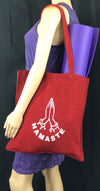 HANDWOVEN HEAVY COTTON TOTE (DOUBLE FACE)