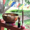 HAND BEATEN TIBETAN SINGING BOWL 12"