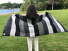 HIMALAYAN YAK WOOL SHAWL/WRAP - STRIPE - 82"X39"