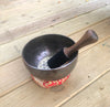 HAND BEATEN TIBETAN SINGING BOWL 7" WITH OM/FLOWER OF LIFE