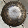 HAND BEATEN TIBETAN SINGING BOWL WITH FLOWER OF LIFE 9"