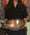 HAND BEATEN TIBETAN SINGING BOWL 12.5"