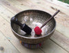 HAND BEATEN TIBETAN SINGING BOWL 14"